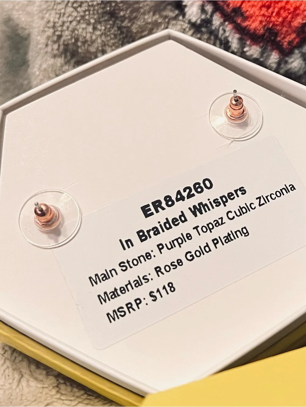 Bomb Party Rose Gold Stud Earrings